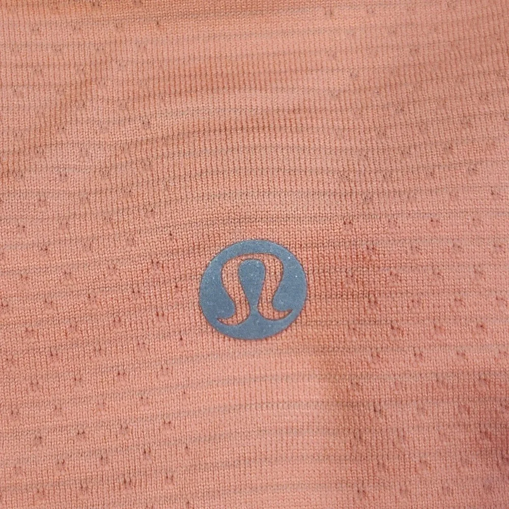 Lululemon Swiftly Tech Long Sleeve Shirt Womens 12 Pink Seamless Running Top